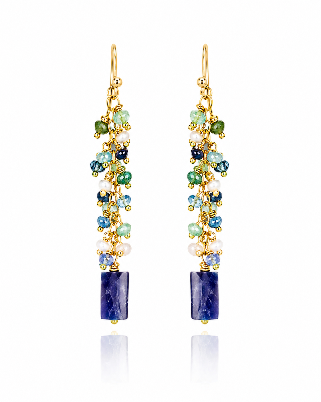Sapphire Dangle Earrings