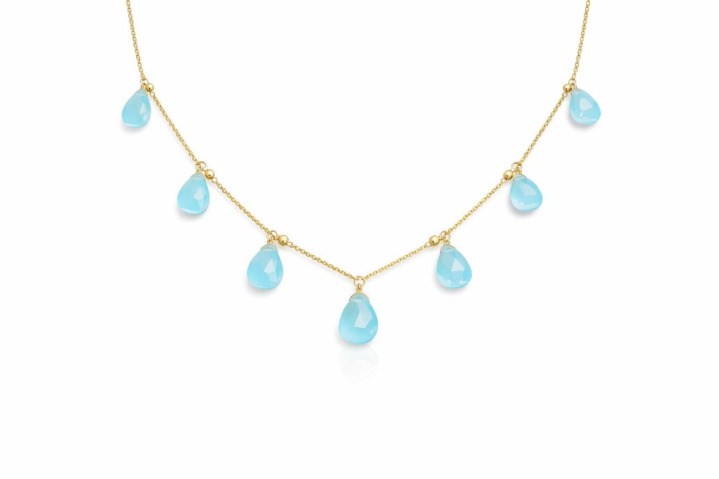 Blue Chalcedony Necklace