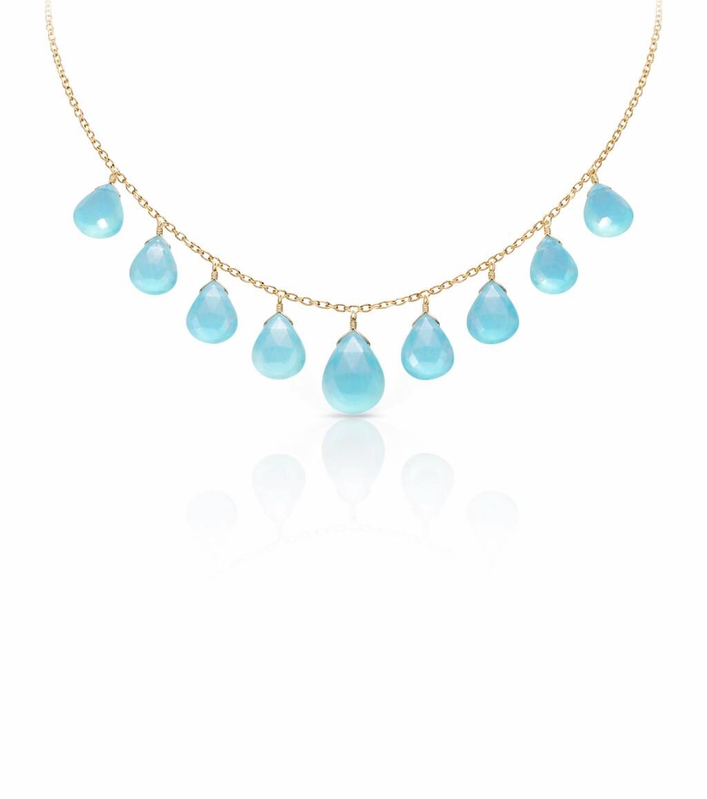 Blue Chalcedony Necklace