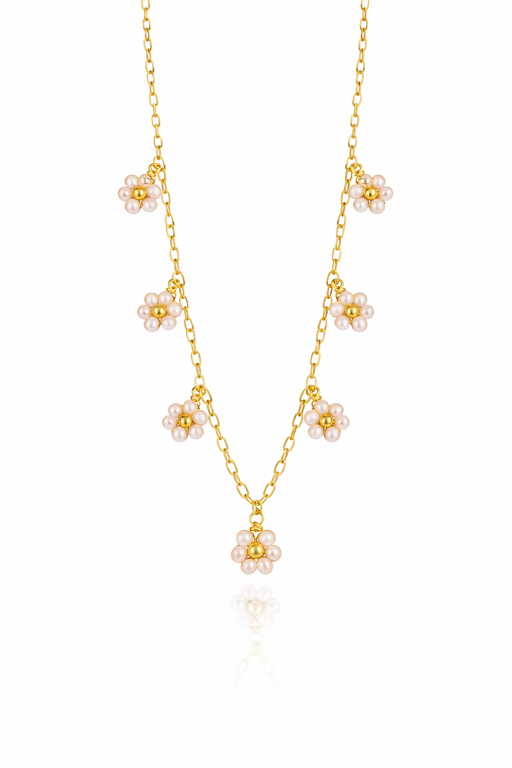 Pearl Daisy Necklace