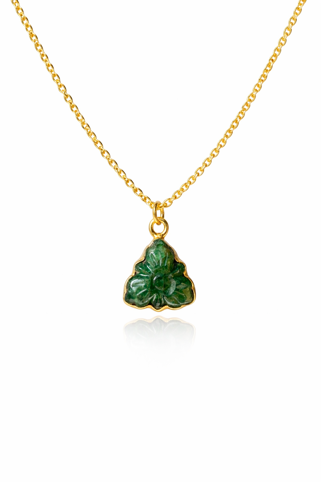 Emerald Carving Pendant