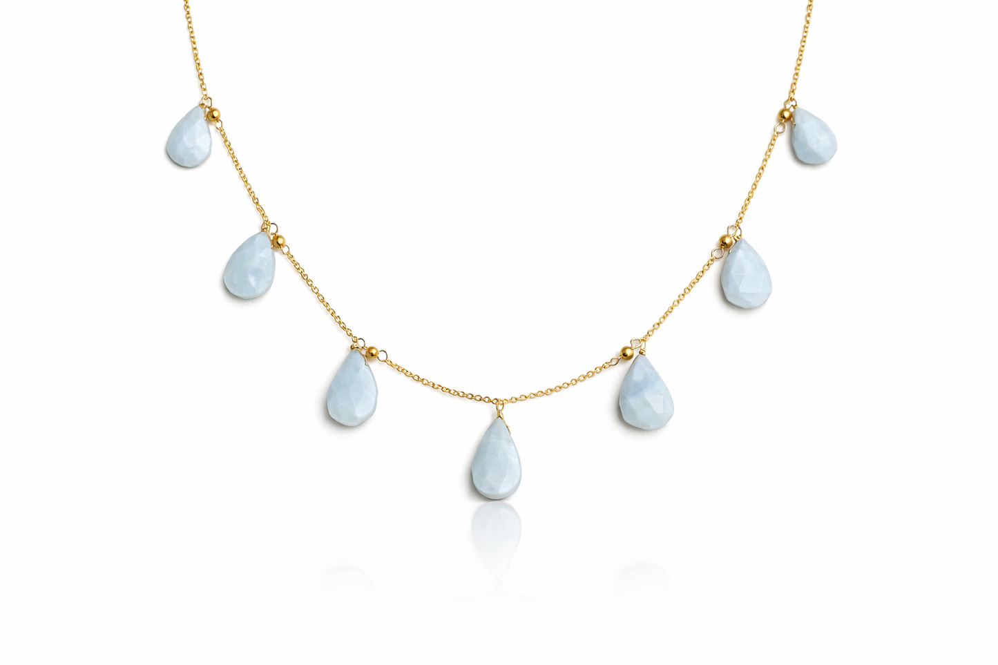 Peruvian Blue Opal Necklace