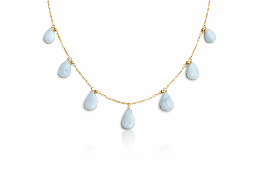 Peruvian Blue Opal Necklace
