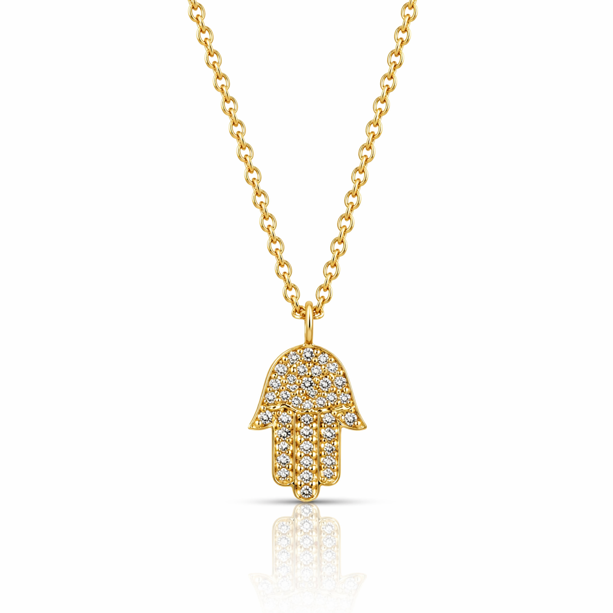 Hamsa Hand Pendant Necklace