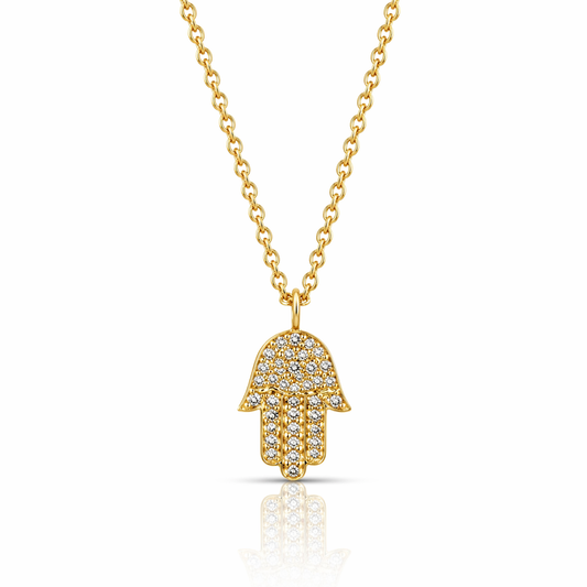 Hamsa Hand Pendant Necklace