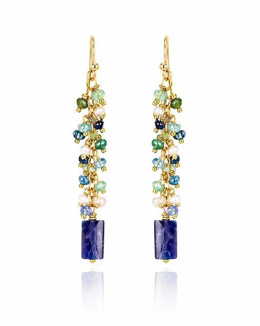 Sapphire Dangle Earrings