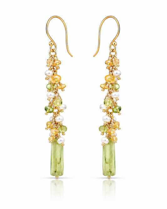 Sapphire Dangle Earrings