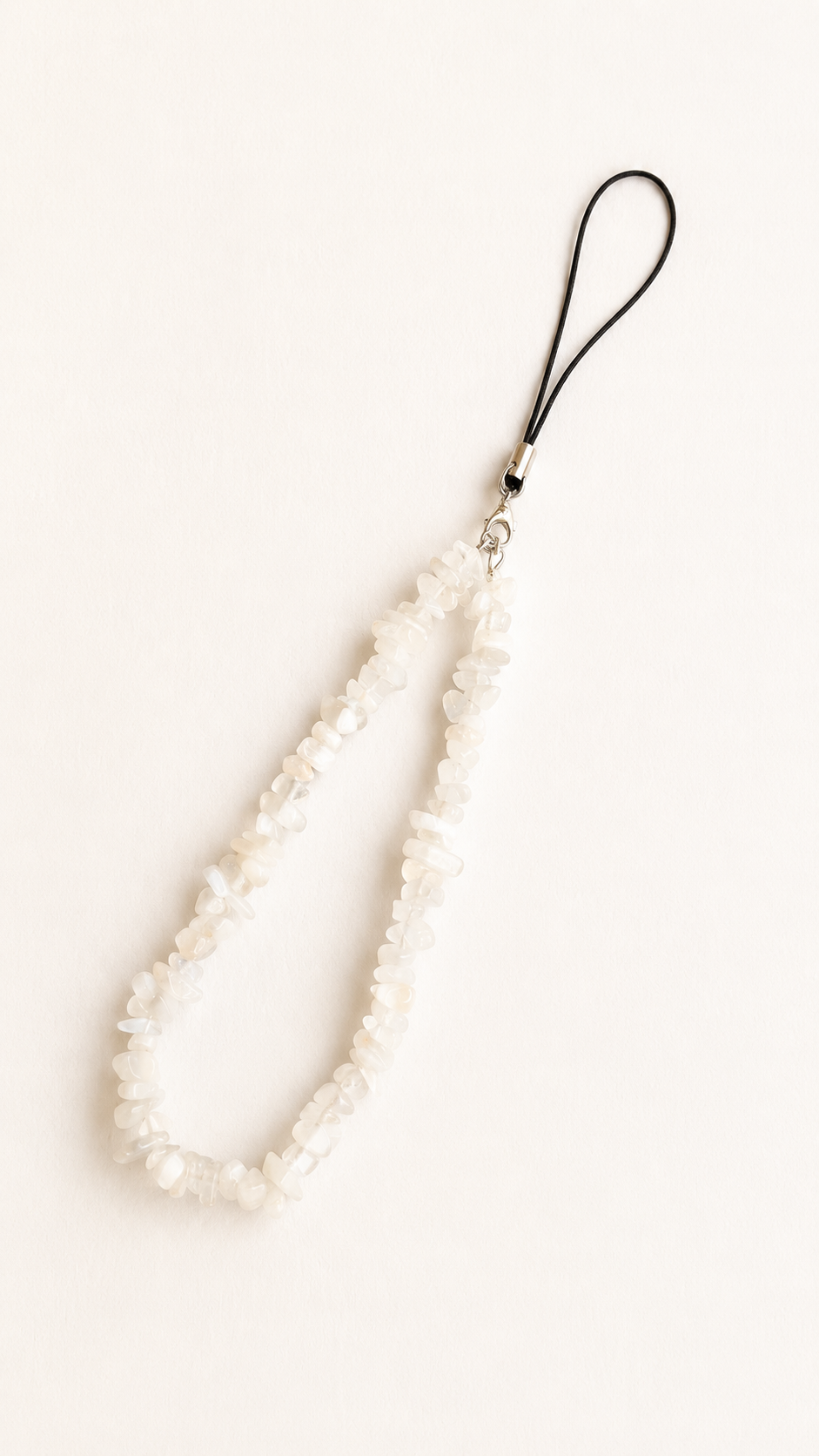 Raw Moonstone Phone Charm