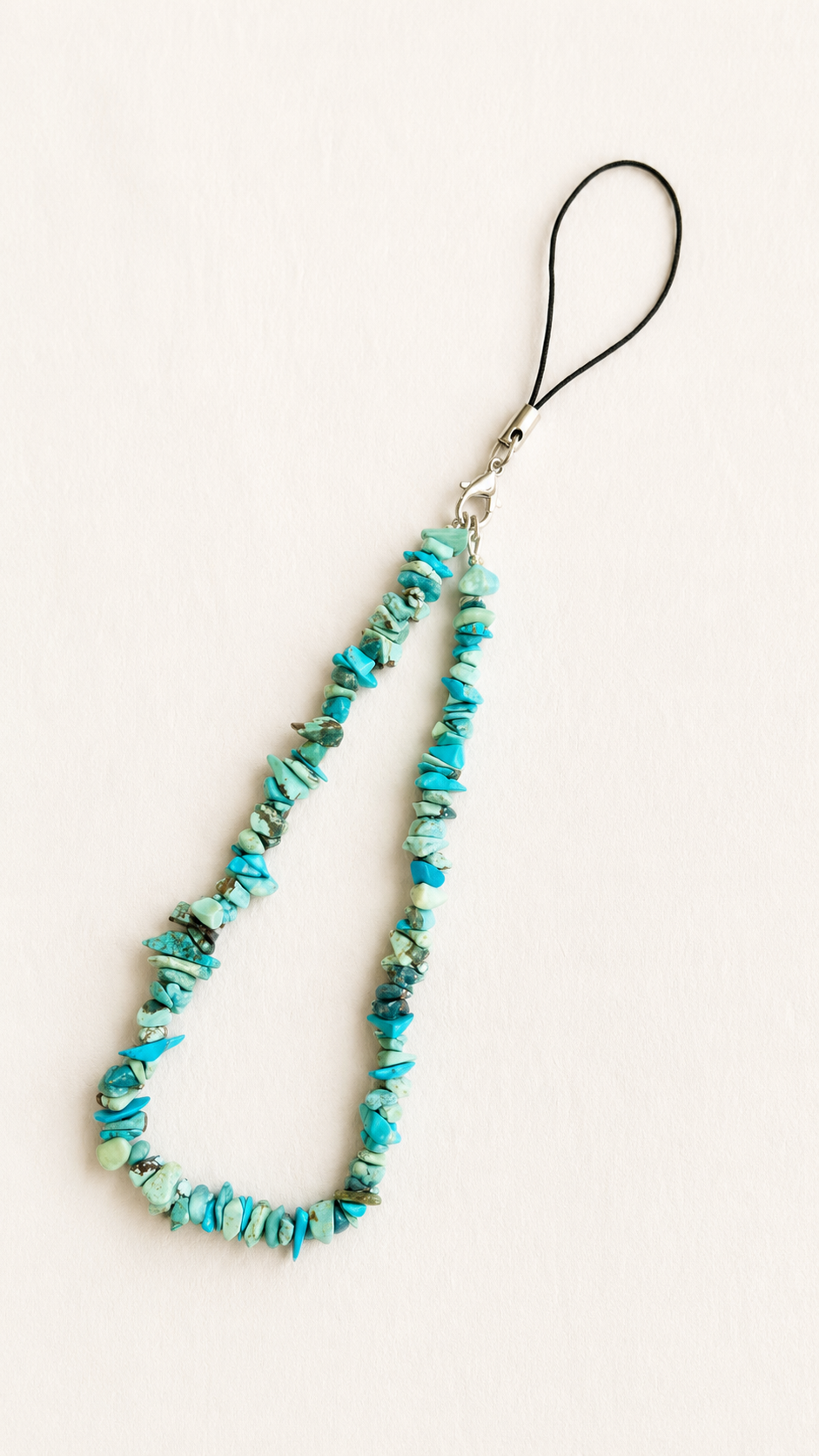 Raw Turquoise Phone Charm