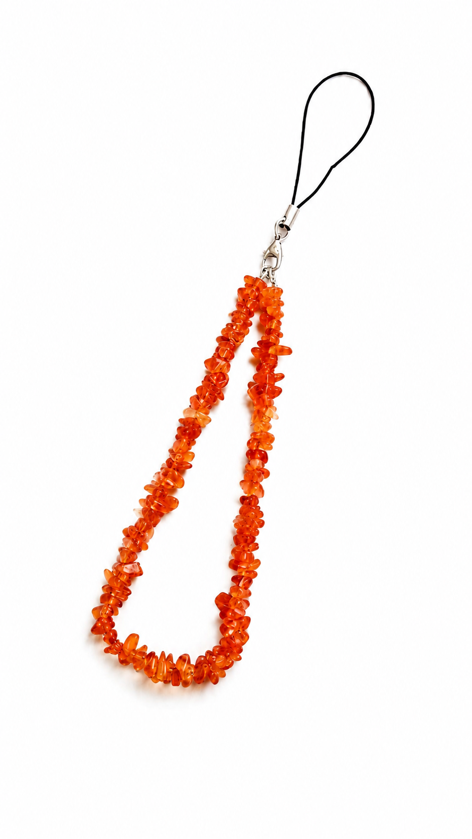 Raw Carnelian Phone Charm
