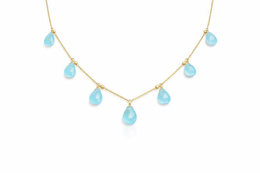 Blue Chalcedony Necklace