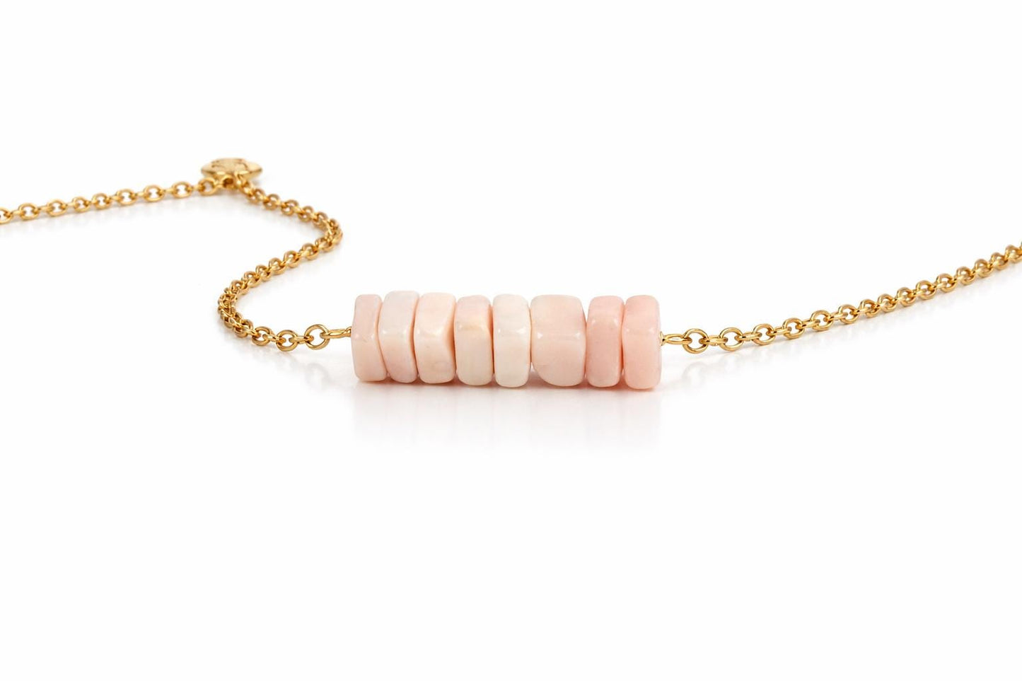 Dainty Pink Peruvian Opal Bracelet