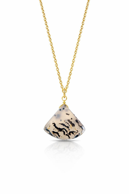 Montana Agate Pendant Necklace