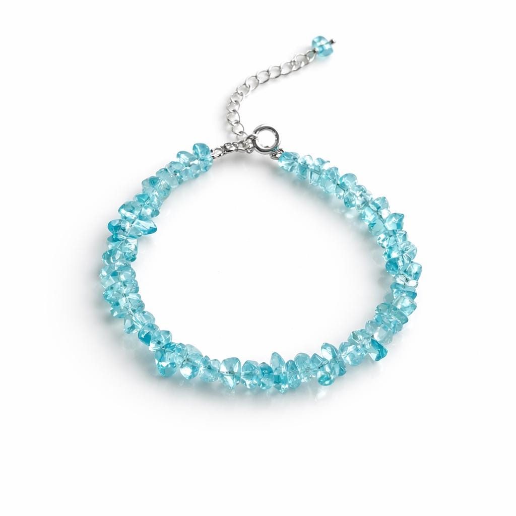 Raw Apatite Beaded Bracelet