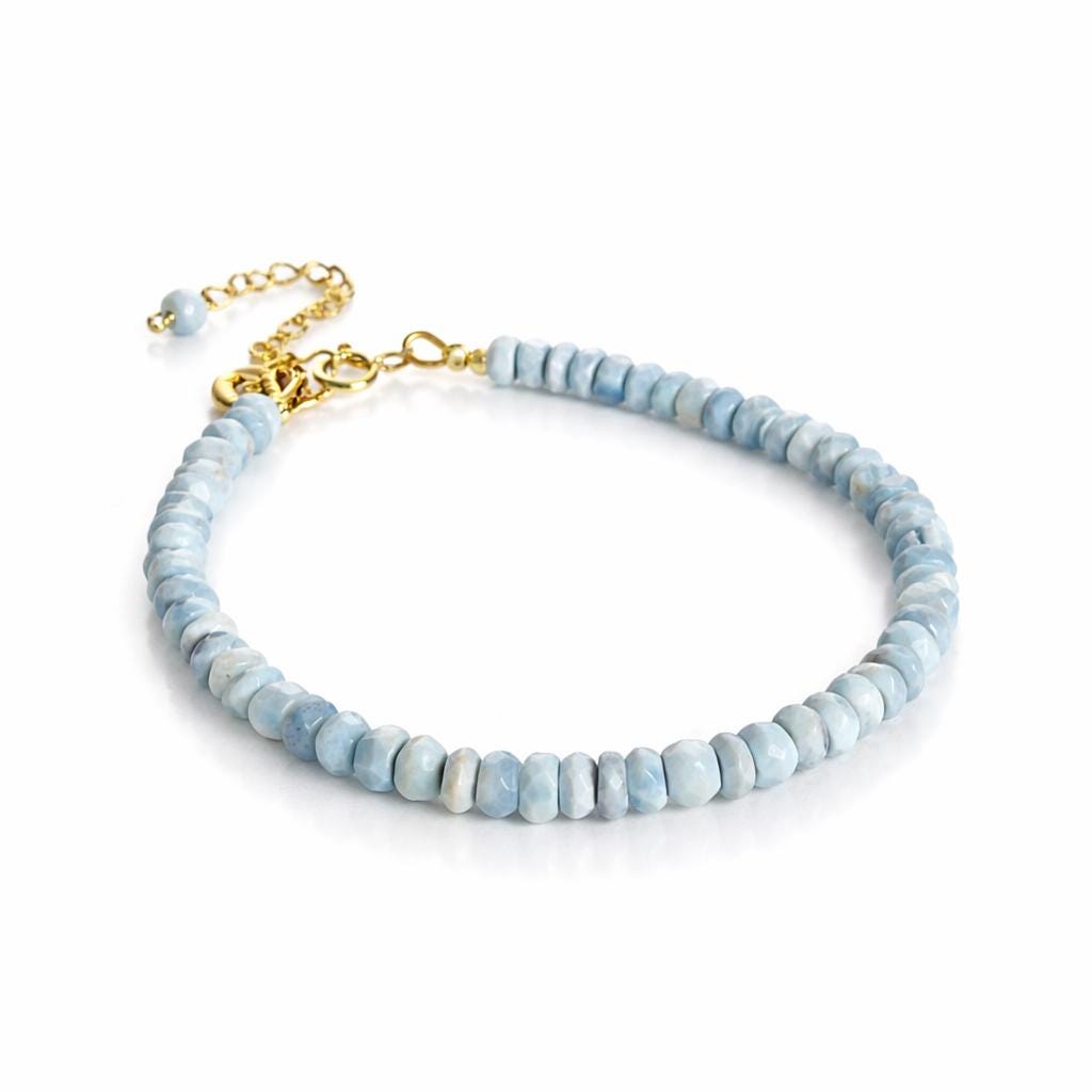 Blue Opal Beaded Bracelet