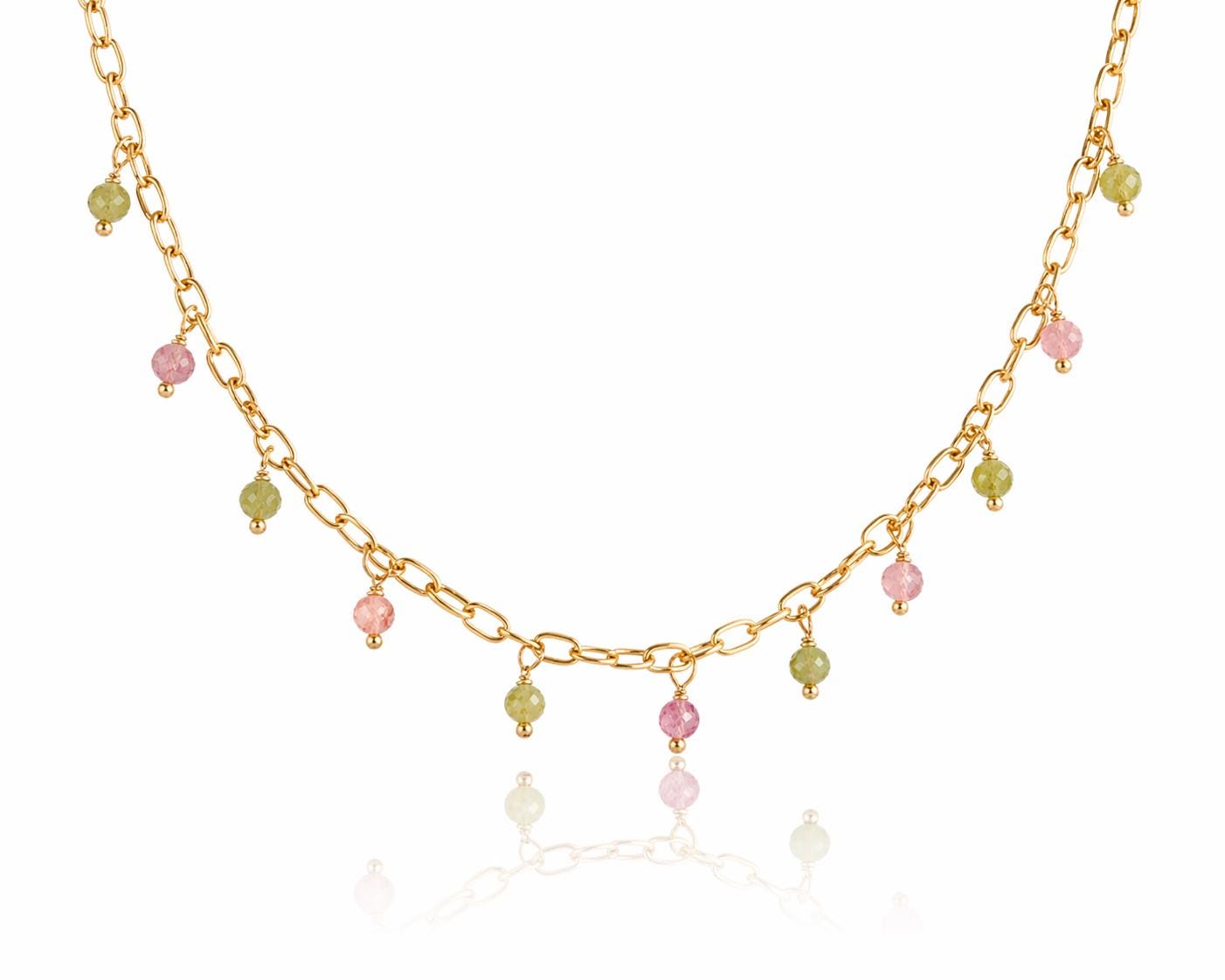 Dainty Tourmaline Necklace